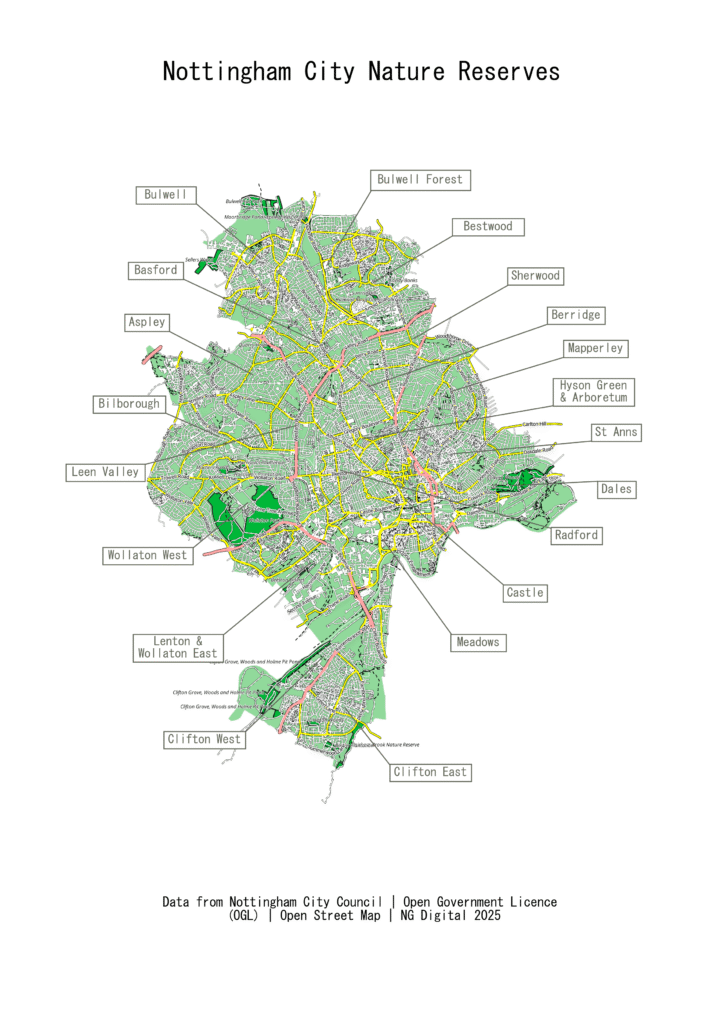 Nottingham City Nature Reserves | NG Digital 2025